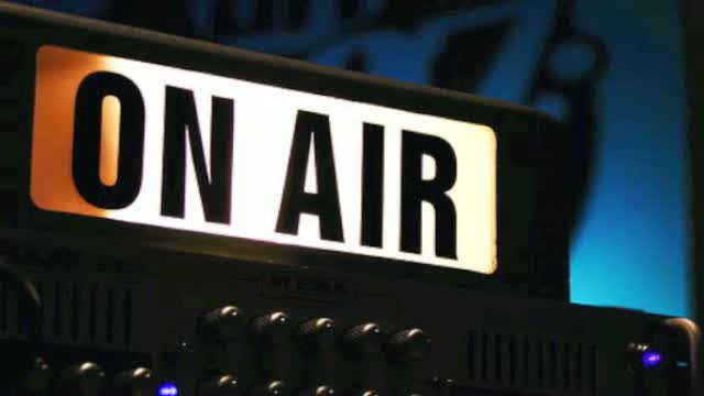 radio presenting on air