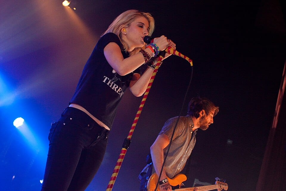 Paramore live performance image for rock radio format context